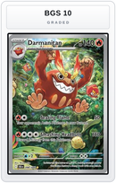 Graded - Darmanitan - 098/086 — BGS 10 graded overlay
