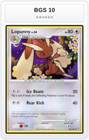 Graded - Lopunny — BGS 10 graded overlay