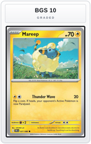 Graded - Mareep — BGS 10 graded overlay