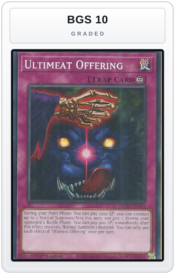 Graded - Ultimeat Offering — BGS 10 graded overlay