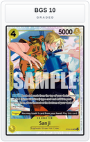 Graded - Sanji — BGS 10 graded overlay