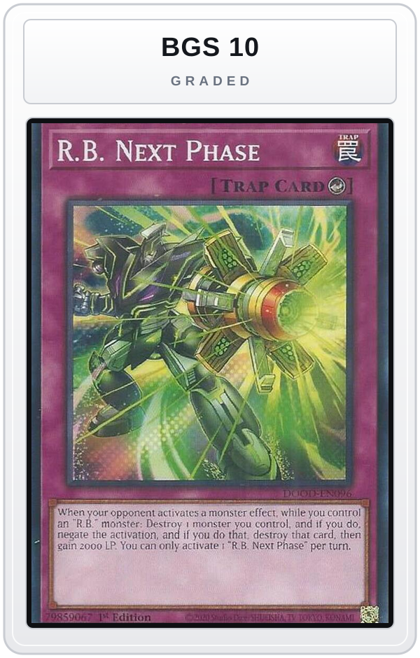 Graded - R.B. Next Phase — BGS 10 graded overlay