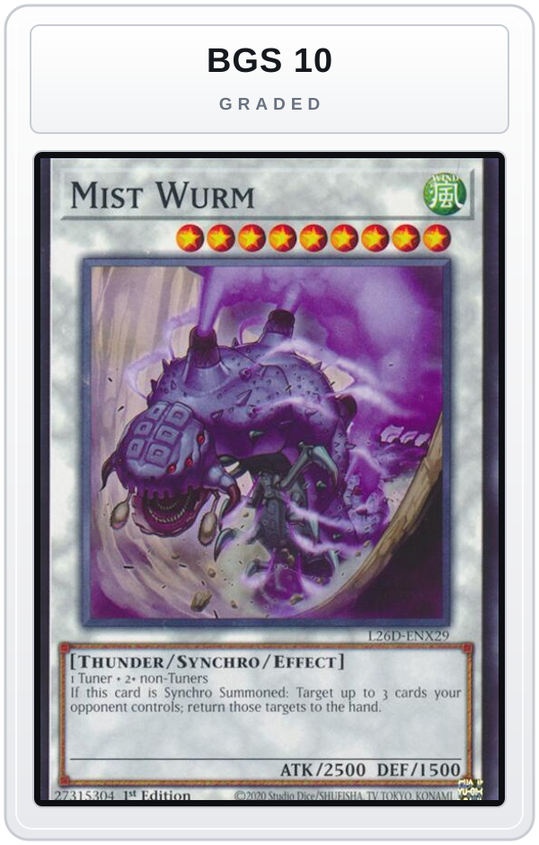 Graded - Mist Wurm — BGS 10 graded overlay