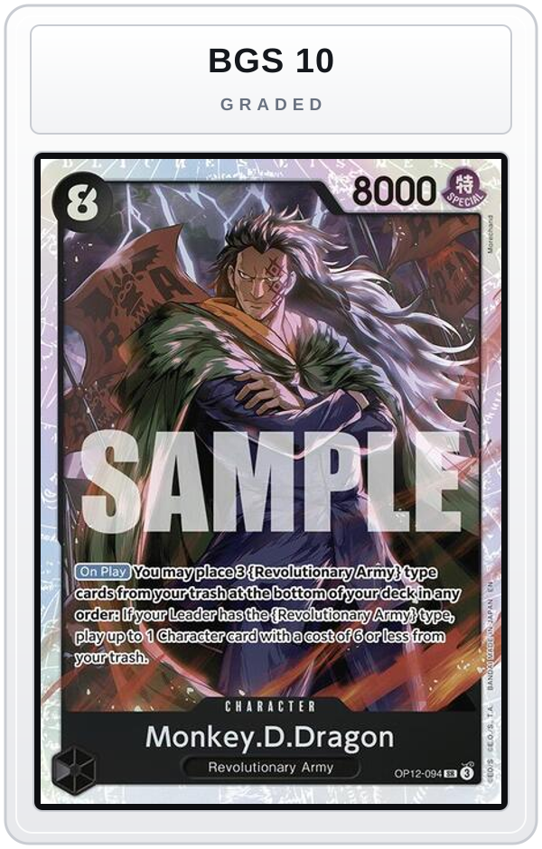 Graded - Monkey.D.Dragon — BGS 10 graded overlay