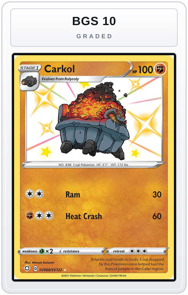 Graded - Carkol — BGS 10 graded overlay