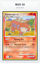 Graded - Camerupt — BGS 10 graded overlay