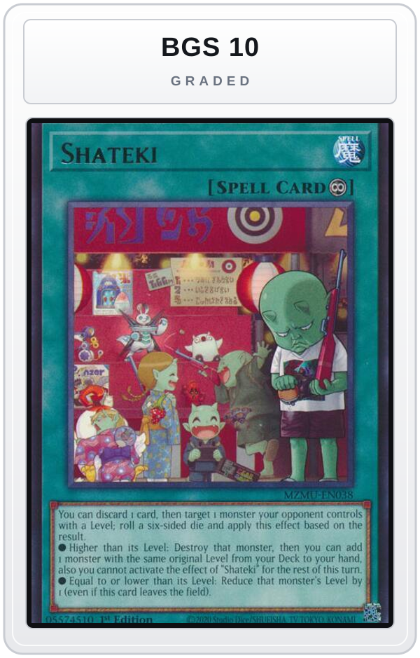 Graded - Shateki — BGS 10 graded overlay