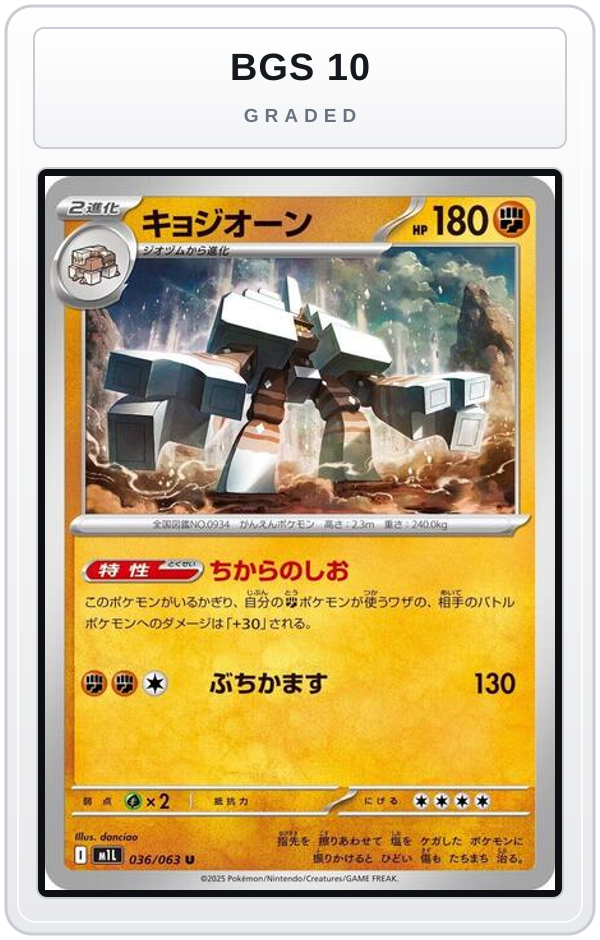 Graded - Garganacl - 036/063 — BGS 10 graded overlay