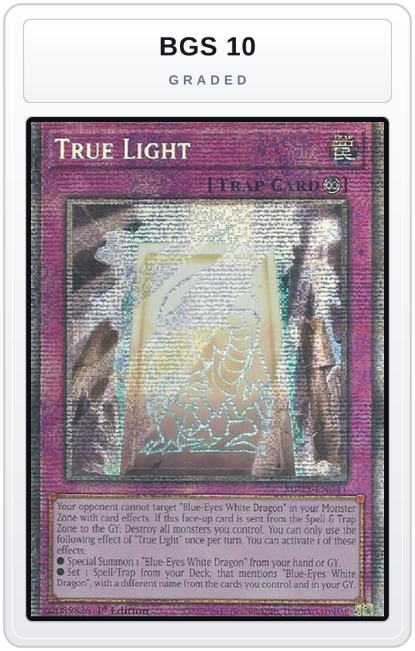 Graded - True Light — BGS 10 graded overlay