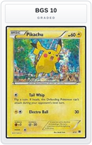 Graded - Pikachu - 6/12 — BGS 10 graded overlay
