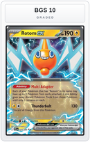 Graded - Rotom ex - 029/094 — BGS 10 graded overlay