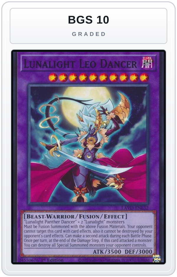 Graded - Lunalight Leo Dancer — BGS 10 graded overlay
