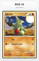 Graded - Larvitar (51) — BGS 10 graded overlay