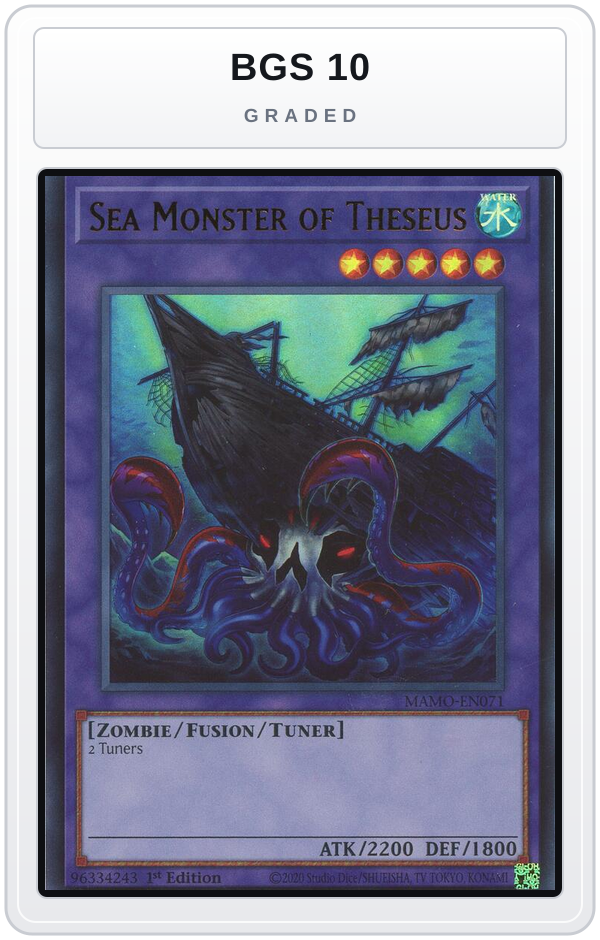 Graded - Sea Monster of Theseus — BGS 10 graded overlay