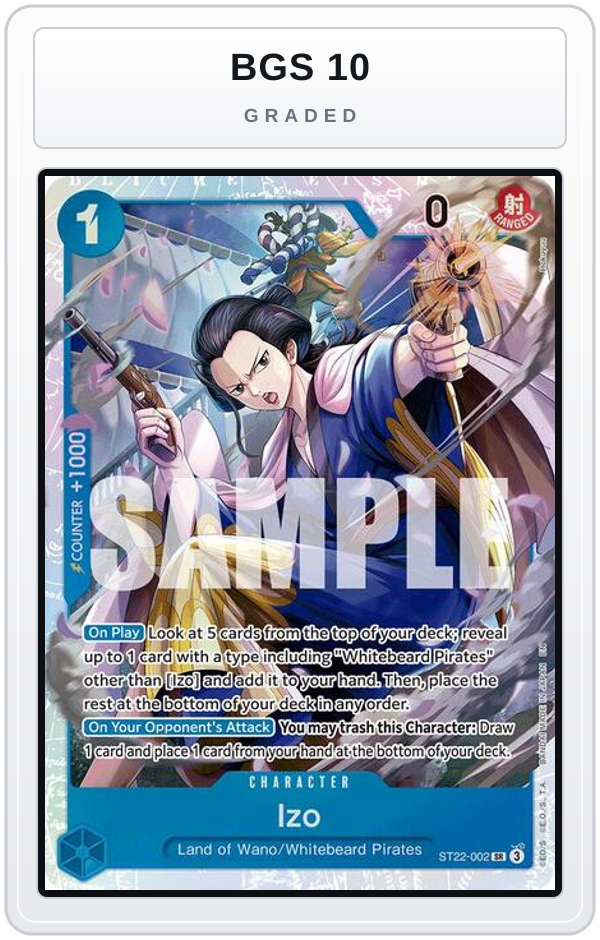 Graded - Izo — BGS 10 graded overlay