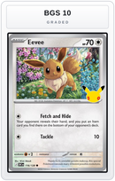 Graded - Eevee - 116/128 — BGS 10 graded overlay