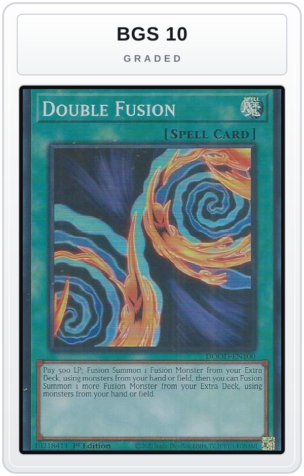 Graded - Double Fusion — BGS 10 graded overlay