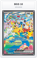 Graded - Pikachu ex - 149/128 — BGS 10 graded overlay