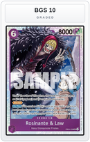 Graded - Rosinante & Law — BGS 10 graded overlay