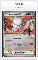 Graded - Zangoose ex — BGS 10 graded overlay