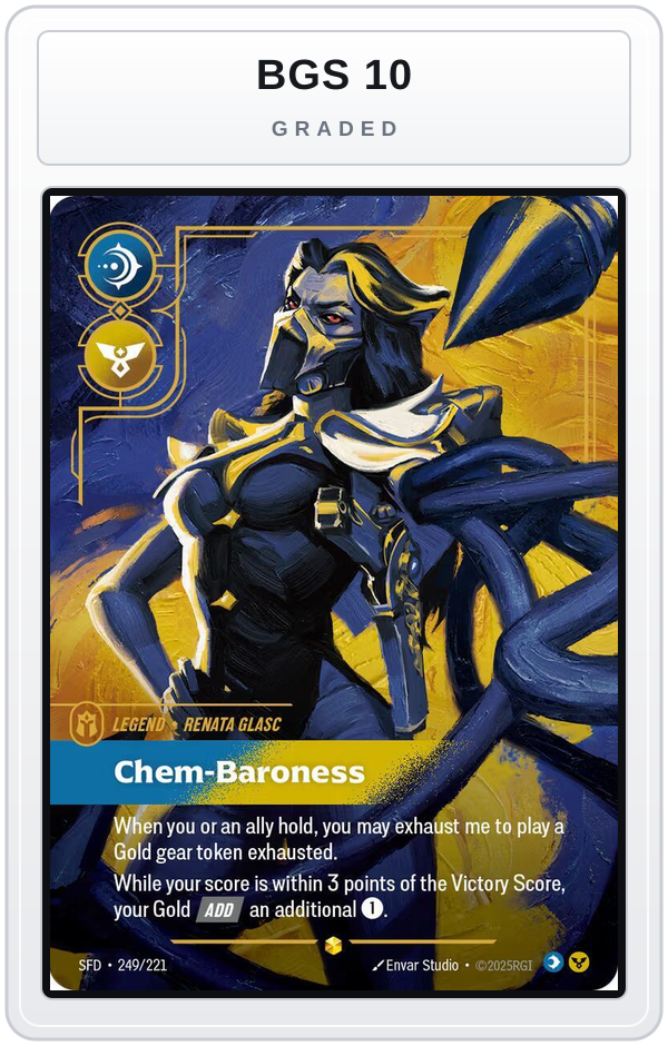 Graded - Renata Glasc - Chem-Baroness (Overnumbered) — BGS 10 graded overlay