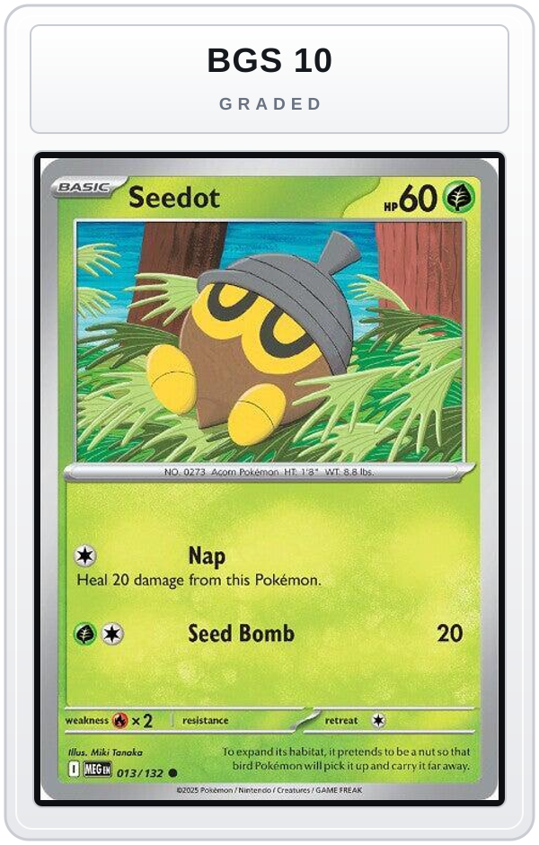 Graded - Seedot — BGS 10 graded overlay