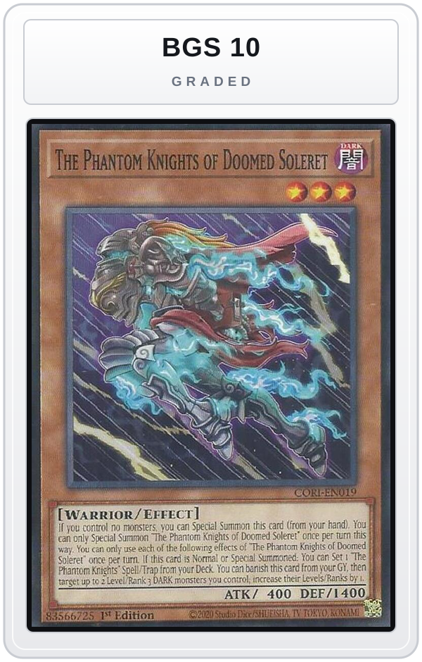 Graded - The Phantom Knights of Doomed Soleret — BGS 10 graded overlay