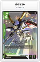 Graded - Wing Gundam (ST02-001) — BGS 10 graded overlay