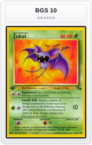 Graded - Zubat — BGS 10 graded overlay