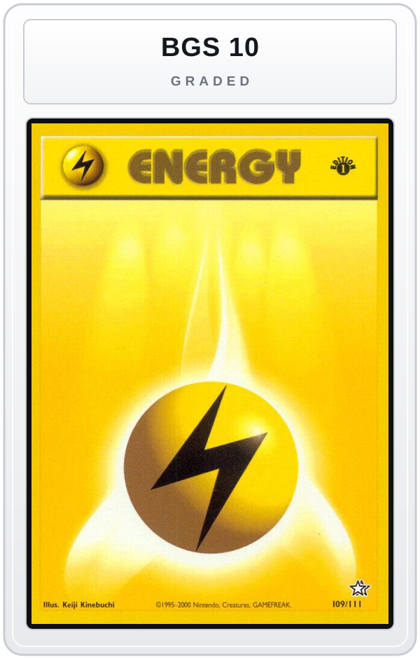 Graded - Lightning Energy — BGS 10 graded overlay