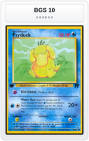 Graded - Psyduck — BGS 10 graded overlay