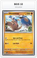 Graded - Hitmontop - 102/217 — BGS 10 graded overlay