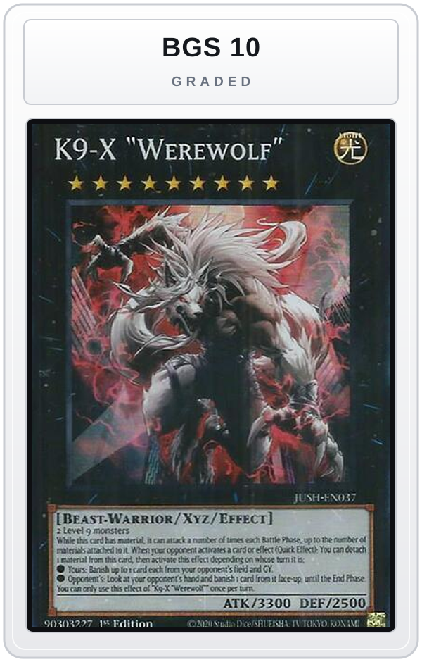 Graded - K9-X "Werewolf" — BGS 10 graded overlay