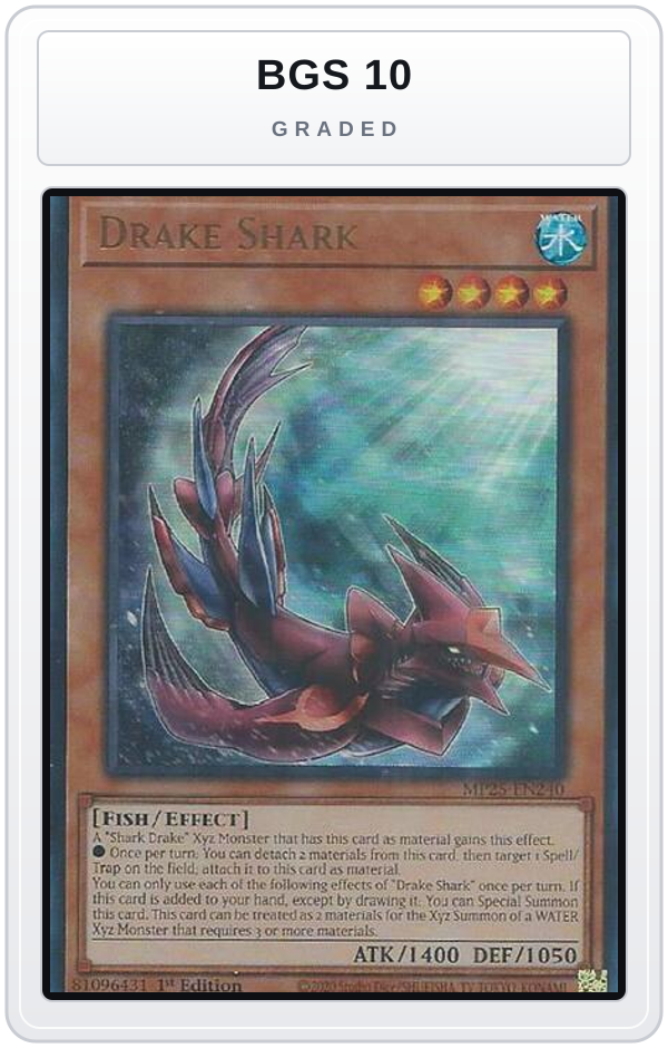 Graded - Drake Shark — BGS 10 graded overlay