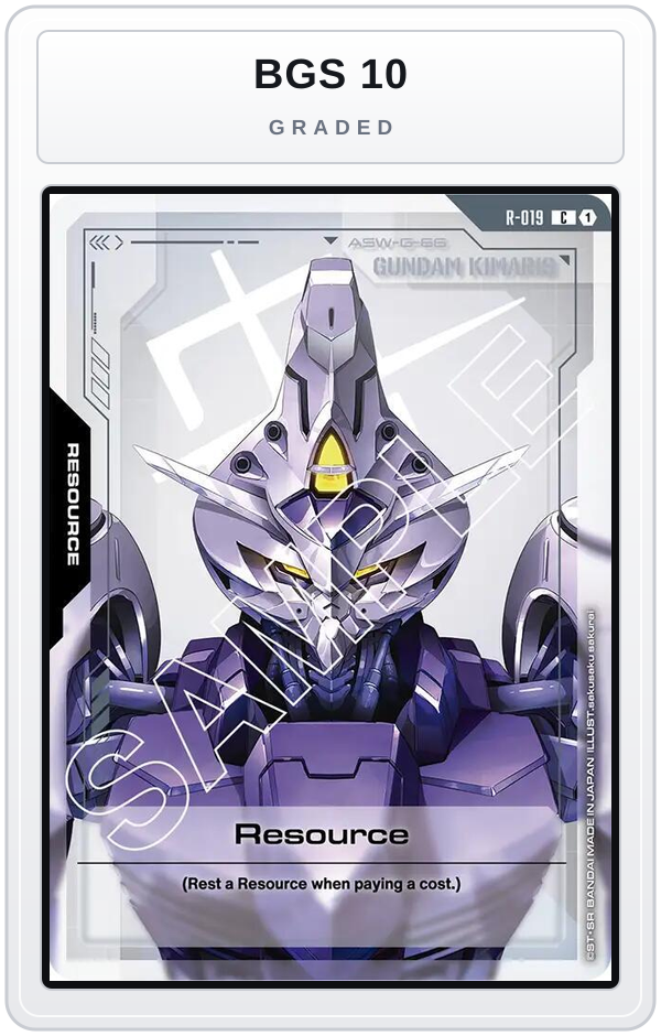 Graded - Resource (R-019) — BGS 10 graded overlay