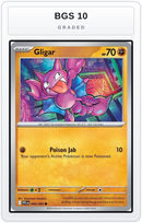 Graded - Gligar — BGS 10 graded overlay