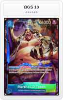 Graded - Marshall.D.Teach (Seven Warlords of the Sea Binder Set) — BGS 10 graded overlay