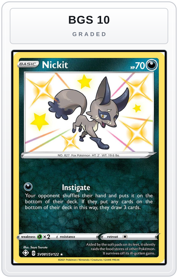 Graded - Nickit — BGS 10 graded overlay