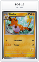 Graded - Raichu — BGS 10 graded overlay