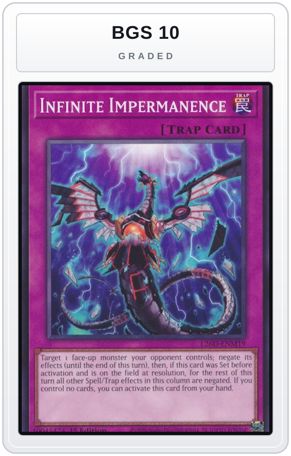 Graded - Infinite Impermanence — BGS 10 graded overlay