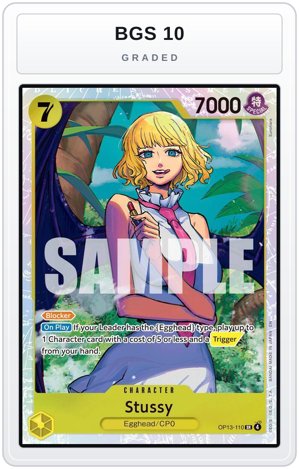 Graded - Stussy — BGS 10 graded overlay