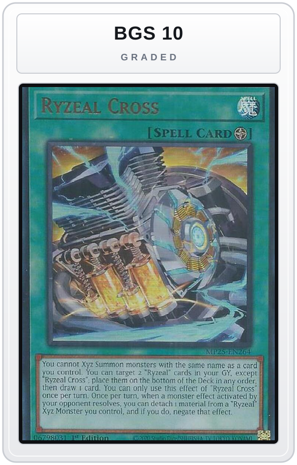 Graded - Ryzeal Cross — BGS 10 graded overlay