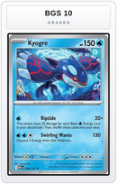 Graded - Kyogre — BGS 10 graded overlay