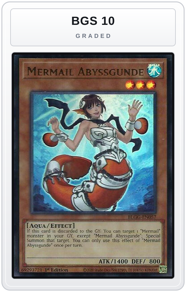 Graded - Mermail Abyssgunde — BGS 10 graded overlay