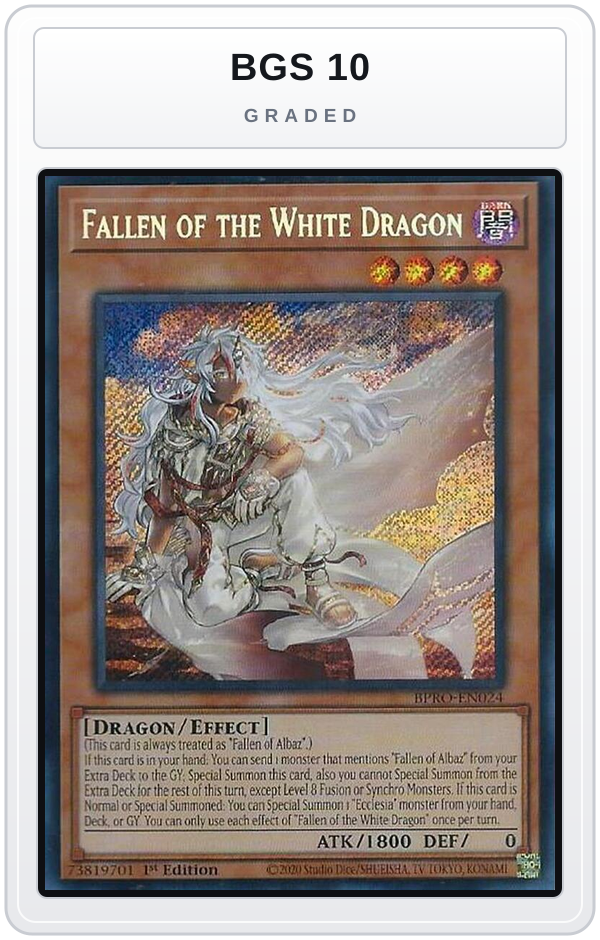 Graded - Fallen of the White Dragon — BGS 10 graded overlay