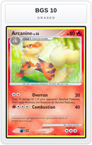 Graded - Arcanine — BGS 10 graded overlay