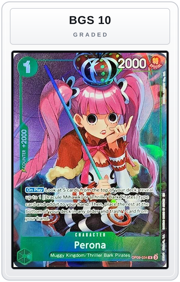 Graded - Perona (Illustration Box Vol.4) — BGS 10 graded overlay