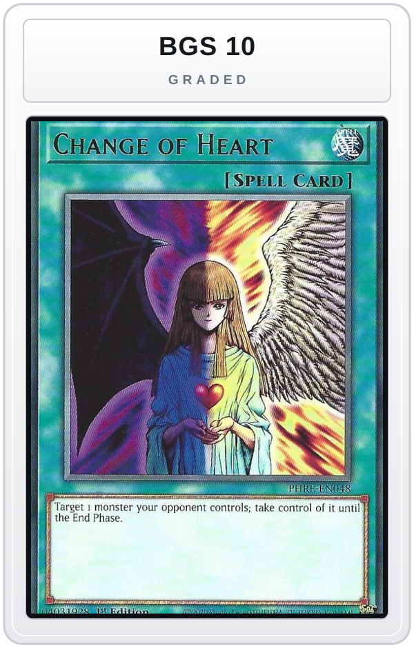 Graded - Change of Heart — BGS 10 graded overlay