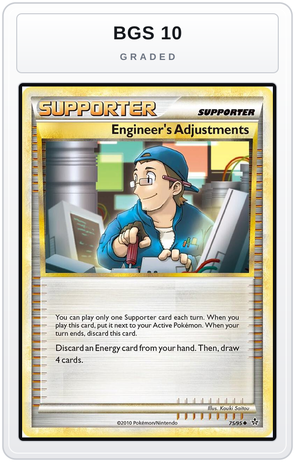 Graded - Engineer's Adjustments — BGS 10 graded overlay