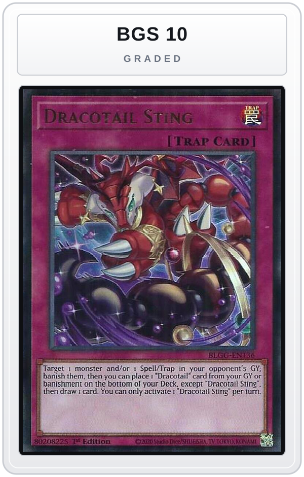 Graded - Dracotail Sting — BGS 10 graded overlay